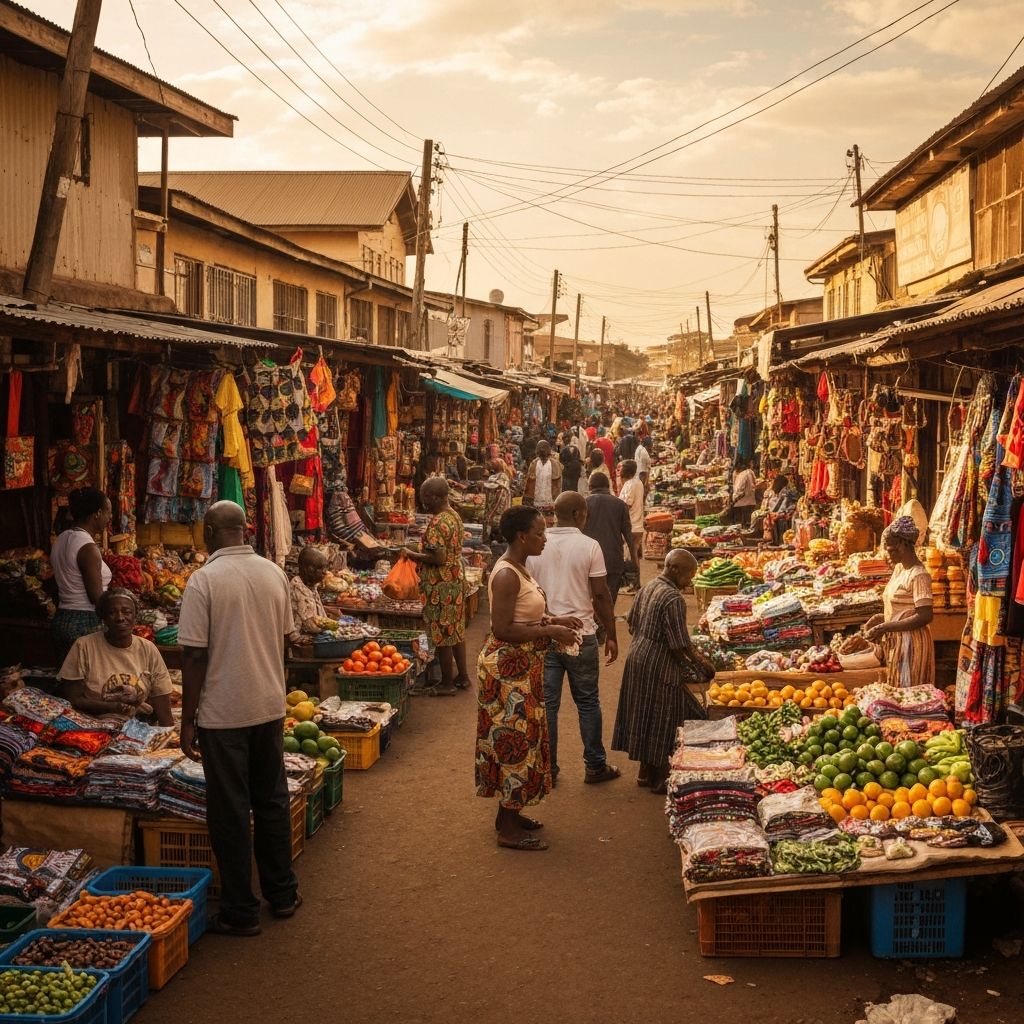 Busy marketplace